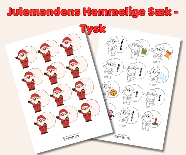 Julemandens Hemmelige Sæk – Tysk