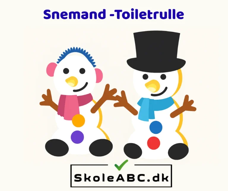 Snemand af toiletrulle