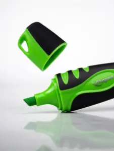 grøn mini overstregningstusch til skole og kontor