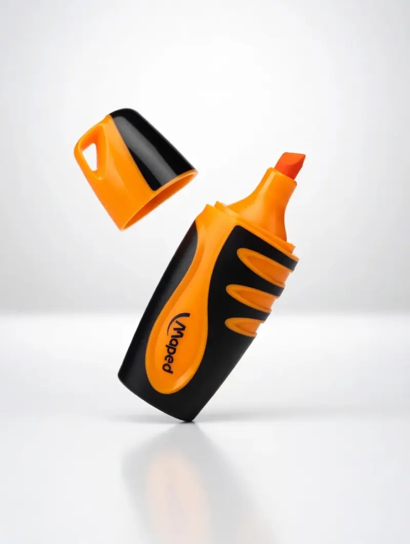 Orange overstregningstusch