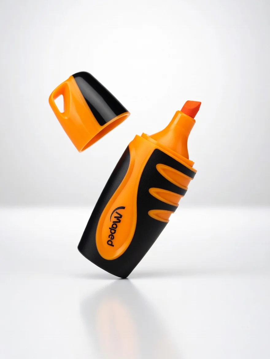 Orange overstregningstusch