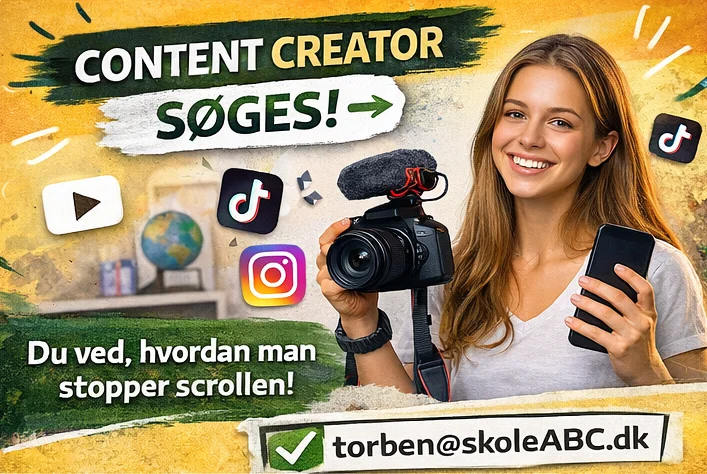 Jobopslag for Content Creator hos SkoleABC.dk
