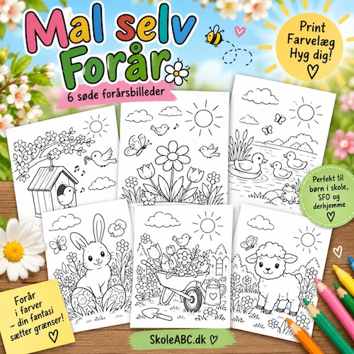 Mal Selv Forår – Skabeloner