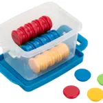 Tavlemagneter 2 cm i opbevaringsboks – 40 stk.