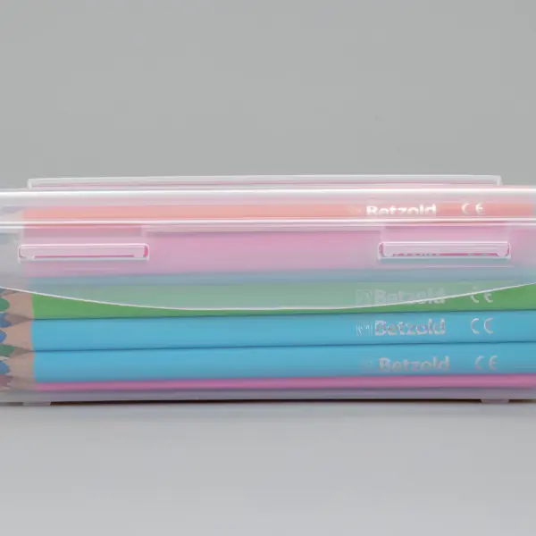 Opbevaringsboks 7 x 18 x 13cm, transparent-hvid