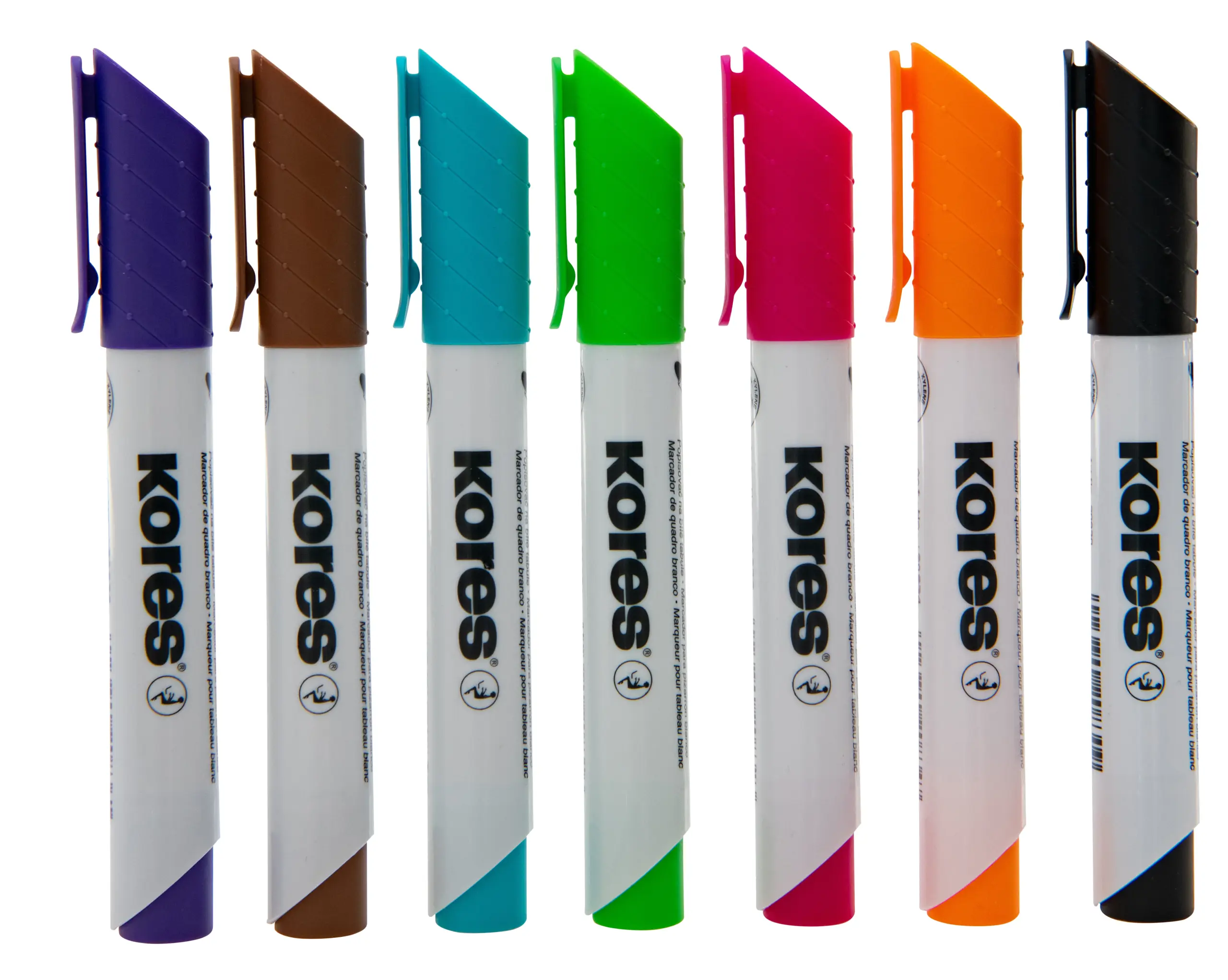 Kores® whiteboardmarkers med magnetisk tavlevisker – billede 4