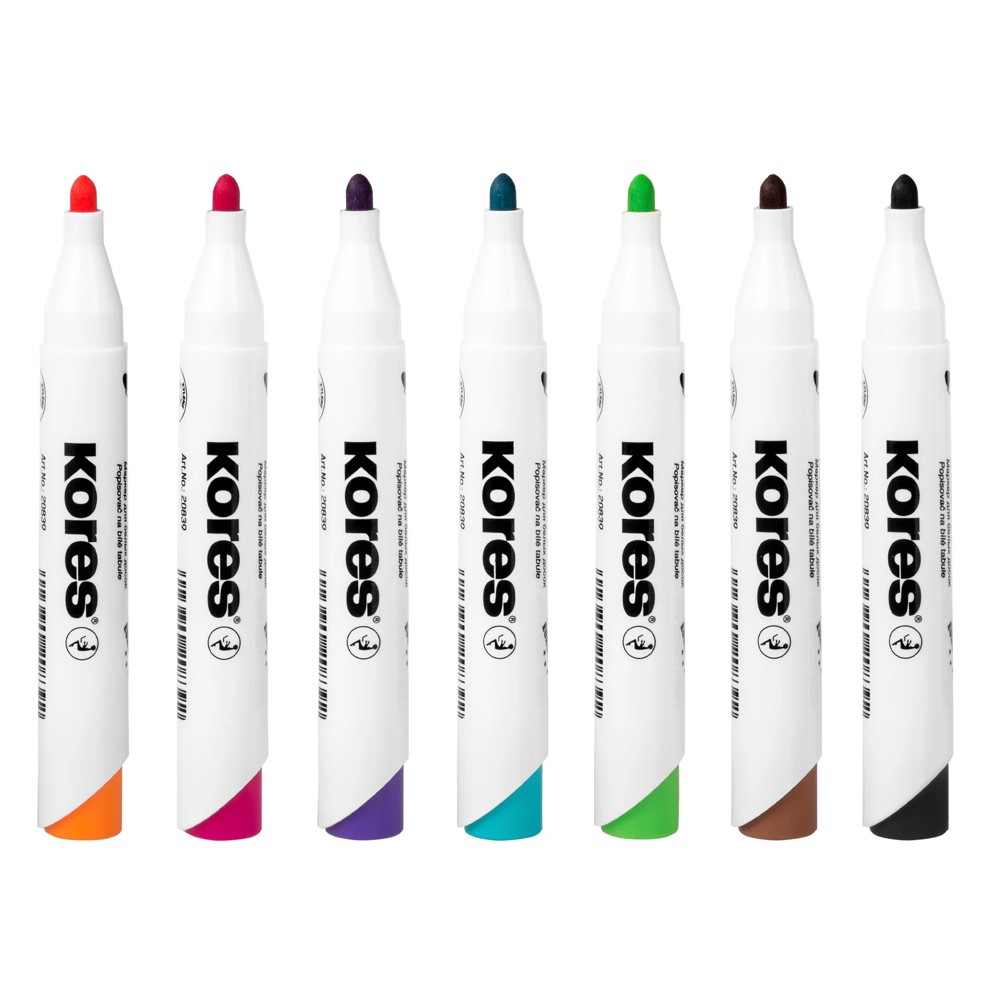Kores® whiteboardmarkers med magnetisk tavlevisker – billede 8