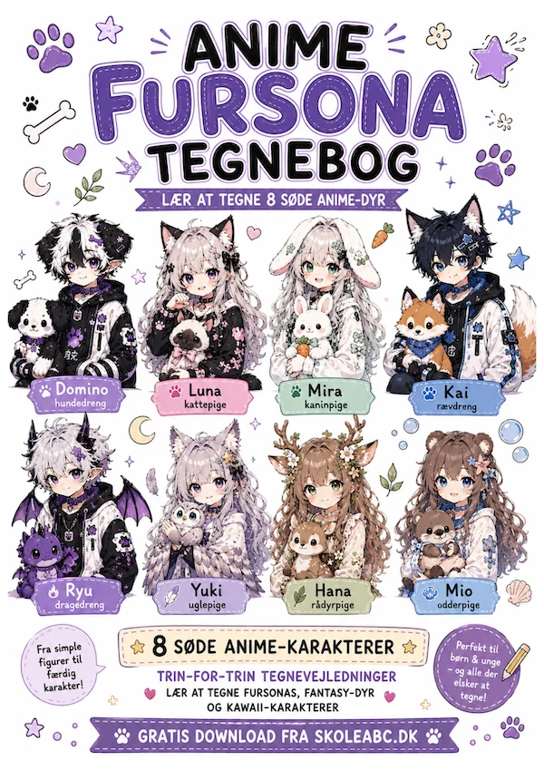 Anime Fursona Tegnebog