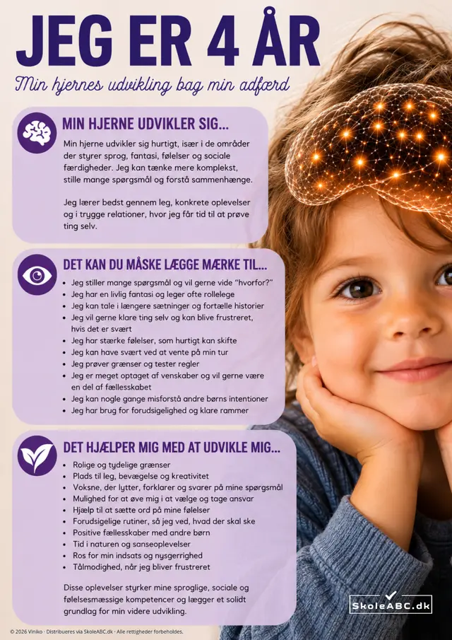 Jeg er 4 år – kognitiv udvikling