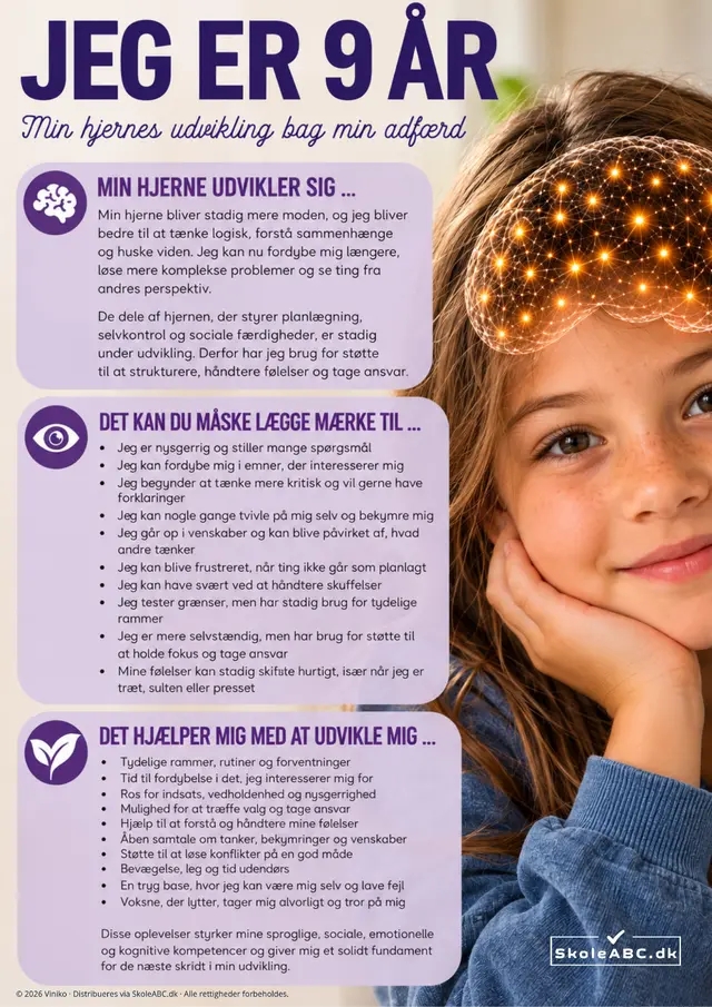 Jeg er 9 år – kognitiv udvikling