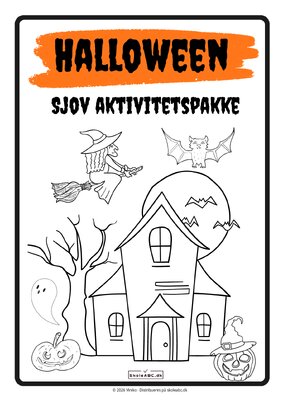 Halloween – sjov aktivitetspakke